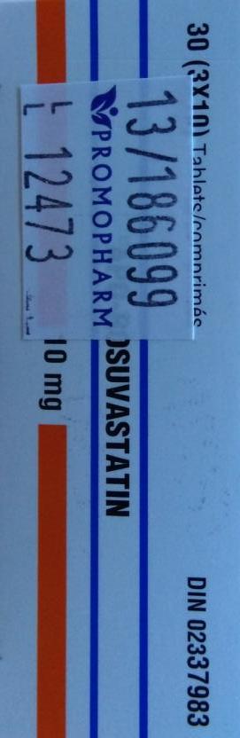 Apo-Rosuvastatine 10mg